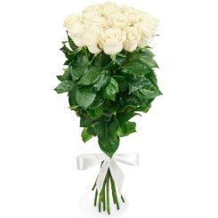 Маршмеллоу букет белых роз