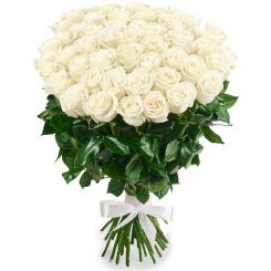 Букет из белых роз Амели