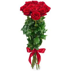 Трендовые розы букет красных роз